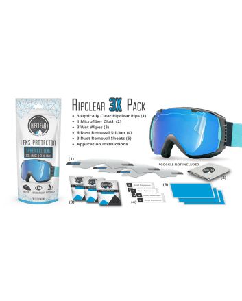 Ripclear Spherical Lens Protector 3X Pack
